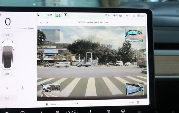 特斯拉行车记录仪只能保存1小时-有驾