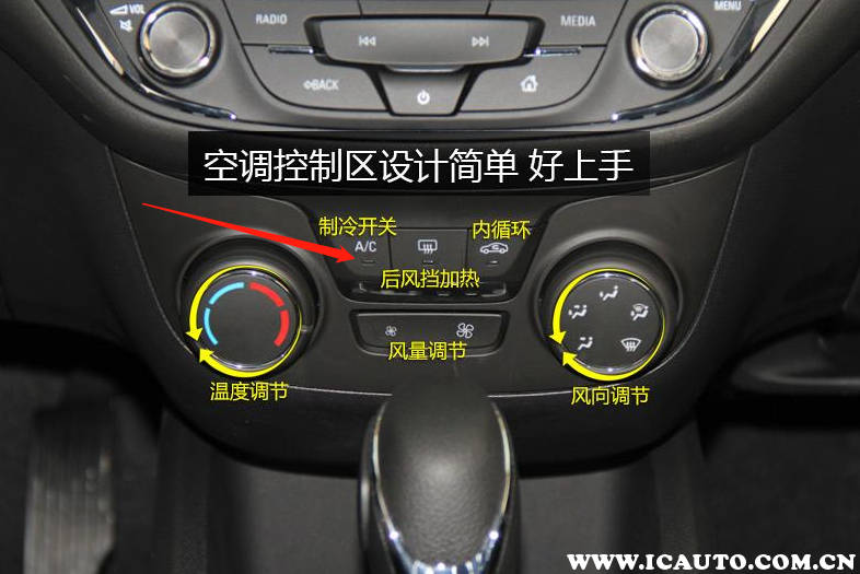 汽车暖风三个按钮图解-有驾 汽车暖风三个按钮图解-有驾